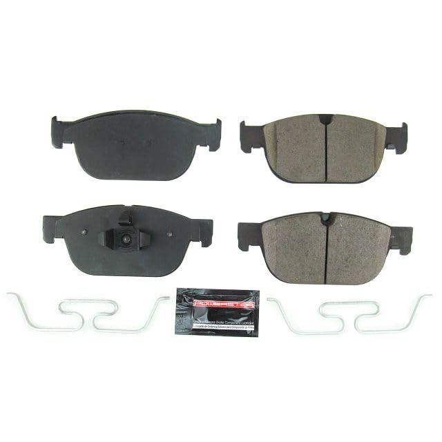 Image of PowerStop Z23 Performance Carbon Fiber Ceramic Brake Pads Front Z23-1865 | Volvo S60, Volvo V60, XC90 Carbon Fiber Ceramic Brake Pads + Installation Hardware