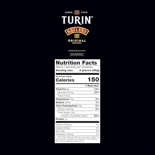 Turin Baileys Milk Chocolate Truffles, Milk Chocolates Filled With Baileys Flavored Non-Alcoholic, 7oz Tube Great for Gifts and Treats - Image 7