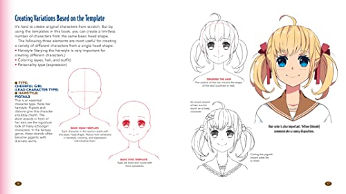 Drawing With Christopher Hart FULL COLOUR THROUGHOUT, INCLUDES ILLUSTR The Master Guide To Drawing Anime: How To Draw Original Characters From Simple Templates – A How To Draw Anime / Manga Books Series thumb #6