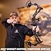Sanlida Archery Dragon X8 RTH Compound Bow Package for Adults and Teens,18”-31” Draw Length,0-70 Lbs Draw Weight,up to IBO 310 fps,No Bow Press Needed,Limbs Made in USA,Limited Life-time Warranty