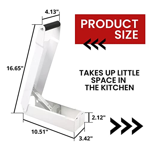 White Can Crushers Can Smasher Can Crusher Wall Mounted Aluminum Can Crusher For Recycling Can Compactor For Seltzer Soda Beer Cans Plastic Bottle Crusher #TOP1