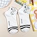 Yolo Studio The Peanuts Snoopy Women and teen girls Licensed Socks Collection Cartoon Character Series Original Crew Socks (Peanuts-1)