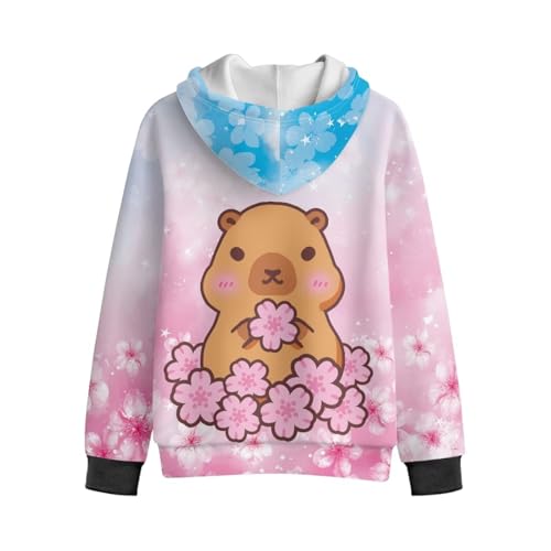 YEXIATODO Girls Long Sleeve Hooded Sweatshirt Zipper Crop Top Hoodies Pullover Sweatshirts for Girl with Pockets3