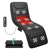Full Body Massage Mat Pad for Bed, Massage Chair Pad with 10 Vibration Motors & 5 Massage Modes, Vibrating Heating Massage Mattress Pad for Back,Massager with Auto Shut Off, Gift for Men Women