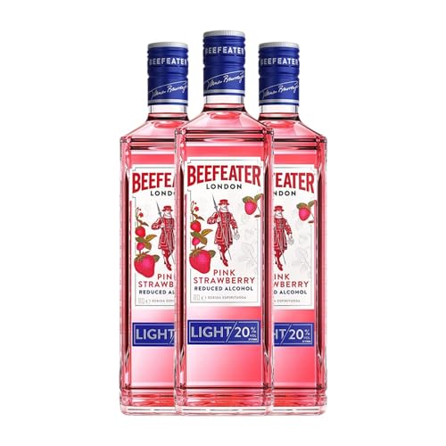 Ginebra Beefeater Pink Light 70 cl (Caja de 3 Botellas de 70 cl)