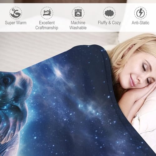 Couverture éléphant chaude et douce en flanelle lavable en machine - 4