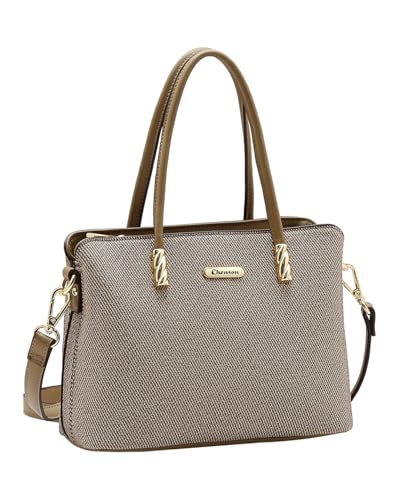 Chenson 3485633 Bolsa Feminina Clássico Chic Marrom Média
