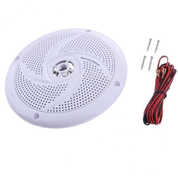 VELURA 2xWhite Waterproof Round Speaker Sound System for Boat Marine Car RV|Motors | Parts & Accessories | Boat Parts | Electronics & Navigation | Radio & Communications-image-15