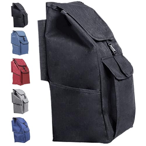 Sac de Remplacement pour Chariot de Courses Réutilisable, Housse déperlant en Tissu Oxford avec Cordon de Serrage, Grand Sac de Provisions pour Caddie,...