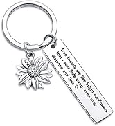 QQJ Friendship Jewelry Inspirational Jewelry Sunflower Jewelry Gift college Going away Gift Long ...