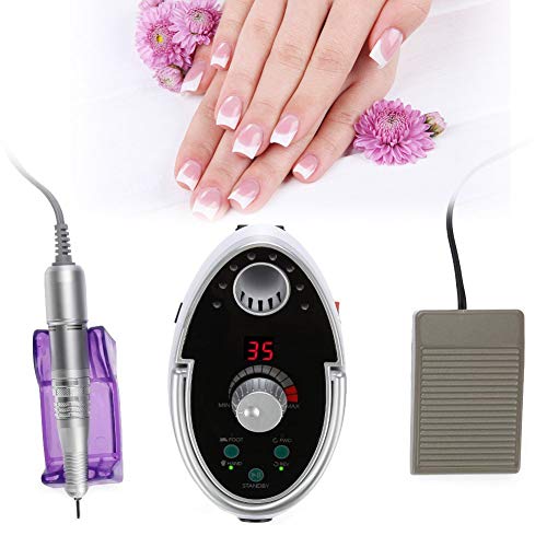 Electric Nail Drill, Professional Portable Manicure Pedicure, Polisher, Can Smooth Nails and Pedicure, for Acrylic Nail Tools Acrylic-Nail-Tools Nail Shop Professional Tools(01#)