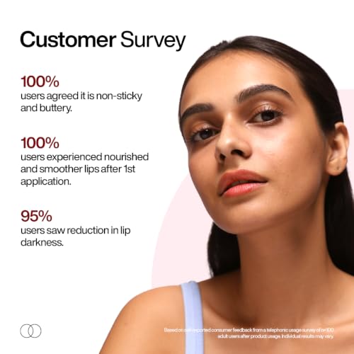 Image of WishCare Tinted Lip Balm SPF 50 PA++++ | Brightening Lip Balm for Dark Lips | In-Vivo Tested | Kojic Acid & Niacinamide | For Women | 5g (Blush Red)