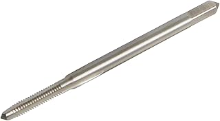 Aopin 2-56 UNC Taper Hand Tap HSS Female Thread High Speed Steel Hand/Machine Use Straight Flute Screw Tap, Suitable for Used to Make New Threads, Re-Thread Damaged and Jammed Threads 1 Pcs