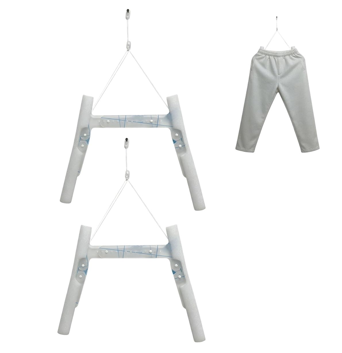 Transparent Mannequin Hangers, Invisible Hang Acrylic Dress Form, Adjustable & Detachable Clear Clothes Rack for Retail Boutique Photography Shows Wardrobe(2pcs)