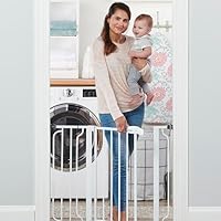 Regalo Easy Step Walk Thru Baby Safety Gate Pressure Mount with Included Extension Kit (15 cm)