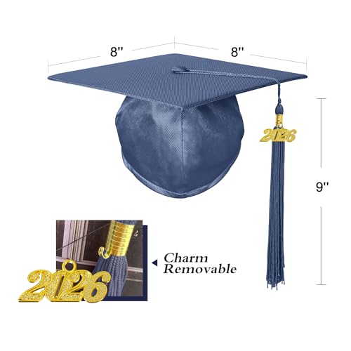 Image of Shiny Preschool Kindergarten Graduation Cap Gown Set for Kids With 2026 2025 Tassel Charm