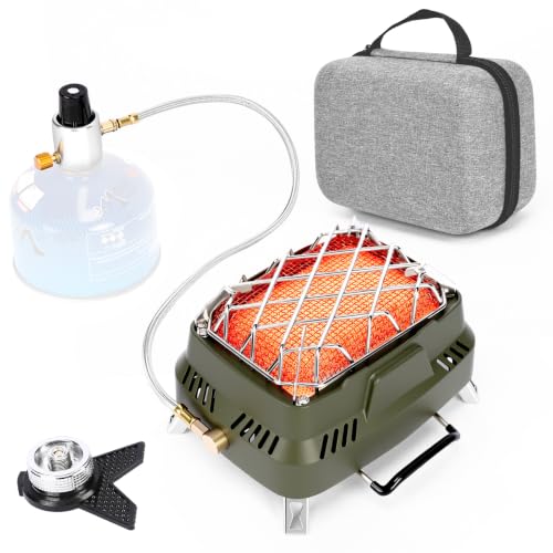 GFTIME Camping Heizung Gasheizstrahler 1100W