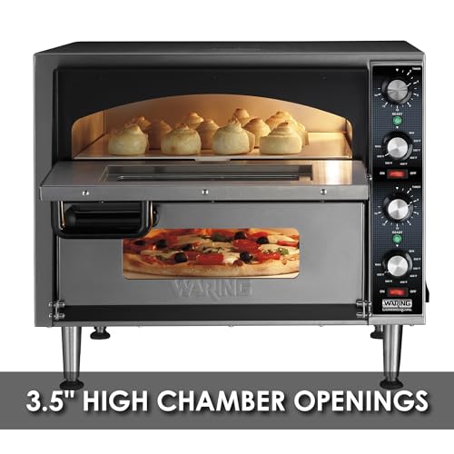 Waring Commercial Medium-Duty Double-Deck Pizza Oven - Image 4