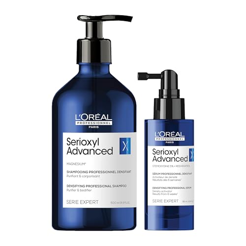 L’Oreal Professionnel Hair Serum and Shampoo, Thickening serum an...