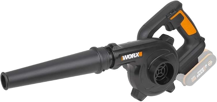 Worx WX094.9 Soffiatore compatto a batteria 20V - solo corpo macchina :  Amazon.it: Fai da te