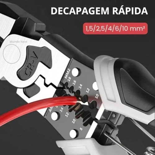 Alicate eletricista multifuncional 8 polegadas cortador de fio ferramenta profissional alicate