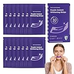 Purple Teeth Whitening Strip - Whitening Strips Purple, Tooth Stain Remover, Teeth Whitening Strips, Gentle Care Teeth Whitening for Sensitive Teeth Stain Removal 14 Treatments (28 PCS)