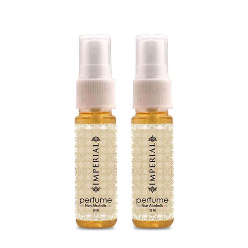 Imperial Perfume Spray 30ml, Non-Alcoholic Chypre Woody Fragrance, Long-Lasting Luxurious Scent for Men and Women, Pack of 2