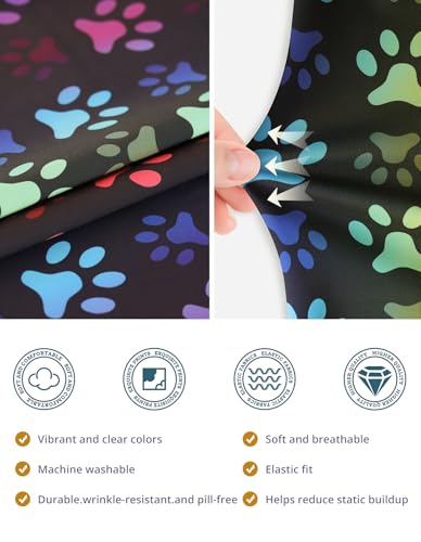 Image of Scrub Caps for Men and Women with Buttons, Classic Surgical Caps | Double-Sided Printed, Adjustable,Long Hours, Sweatbands, Fabric Help Reduce Static Buildup