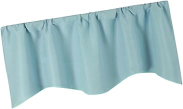 STAHAD Cortinas De Cozinha Cortina De Cor Pura Cortina De Porta Persianas Romanas Produto Acabado Cortina De Casa Azul Cortinas Curtas Cortina De Janela Curta