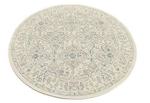 RugVista, Ziegler Greenville, Teppich, Mittelflor Teppich, ∅ 200 cm, Rund, Orientalischer Teppich, Oeko-Tex Standard 100… – Bild 4