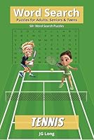Tennis Word Search Book: Easy to Read Print. Great for Gifts, Leisure Time, Travel and more. 6x9 inches, 110 pages. B0F5P2JF8R Book Cover
