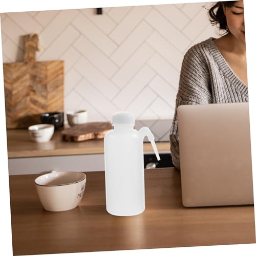 FUNOMOCYA 500ml Plastic Cleaning Bottles 3 Pack Water Spray Bottle Narrow Tip for Eyelashes Lash Water Mist Sprayer