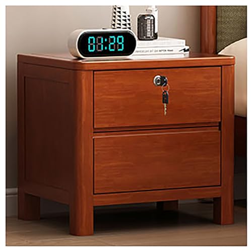 ZTGL Table de Chevet, Table d'Appoint avec 2/3 Tiroirs, pour Salon, Chambre, Bureau, Tables Basse, Table de Nuit en Bois, Montage Facile, Tables de Chevet,...