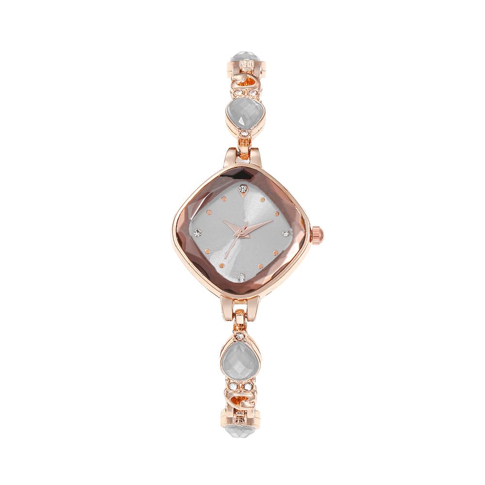 Women's Fashion Steel Strap Full Diamond Pattern Watch | Luxury Rhinestone Face Quartz Watch | Adjustable Fit & Lightweight-image-41