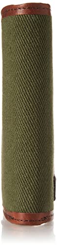 Lucky Brand Men's Canvas With Leather Trim Rfid Trifold, Olive, Osfa #TOP2