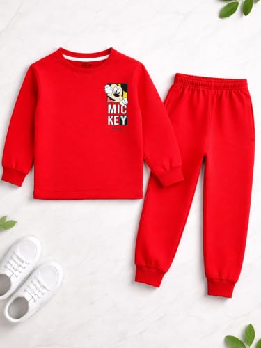 Image of Kuchipoo Disney Boys Mickey Mouse T-Shirt and Jogger Set