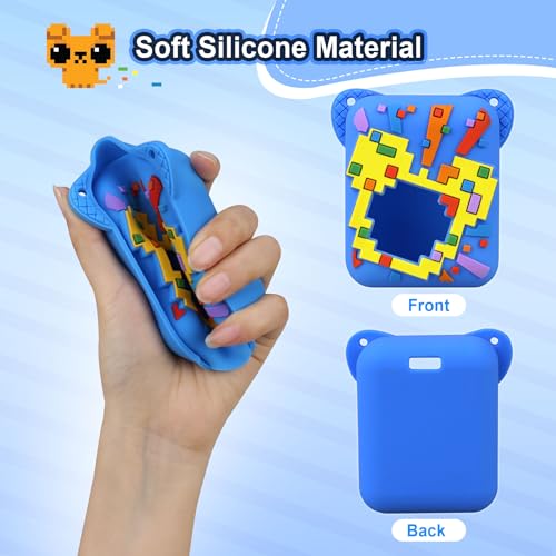 Boîtier Silicone Bitzee Disney Canboc Bleu - Coque Protection pour Compagnon Virtuel Interactif