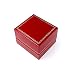 Classic Cartier Design Leatherette Red Ring Gift Box