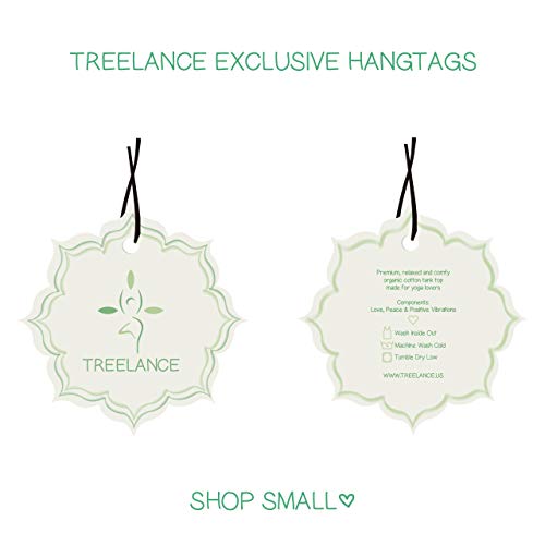 Yoga Tank Tops Organic Cotton Moon, Namaste & Evolution Yoga Top For Women, Grey, Medium #TOP6