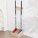 Leinuosen 2 in 1 Hockey Stick Holder Wall Mount for Garage Hockey Stick Wooden Rack Ice Organizer Storage with Vertical Display Large Capacity Organizer Holds up to 6 Sticks for Player Gifts(Wood)