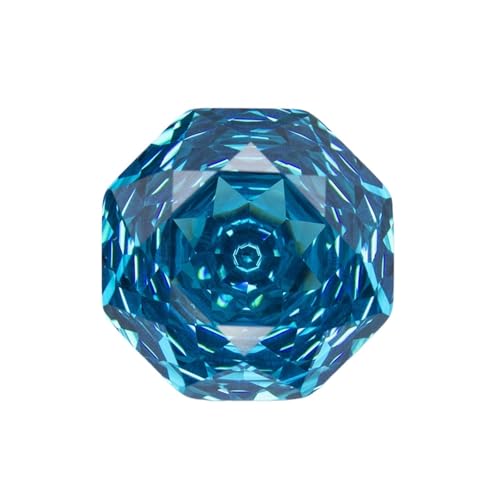 Pierre zircone cubique 5A octogonale au fini haute joaillerie