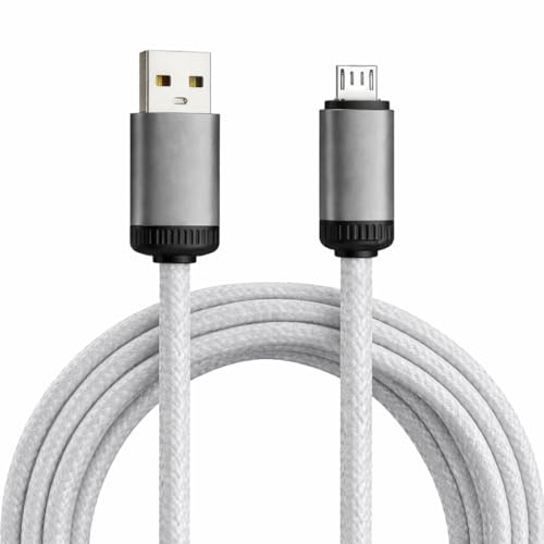 Image of JAARO USB A To Micro USB (V8) Nylon Braided Fast Charging & Data Cable, Micro Cable Compatible With Tecno Spark 2,Spark 3,Spark 4,Spark Go,Camon 11, Camon 11 Pro,Camon 12 Air,Camon 12,Camon 12 Pro