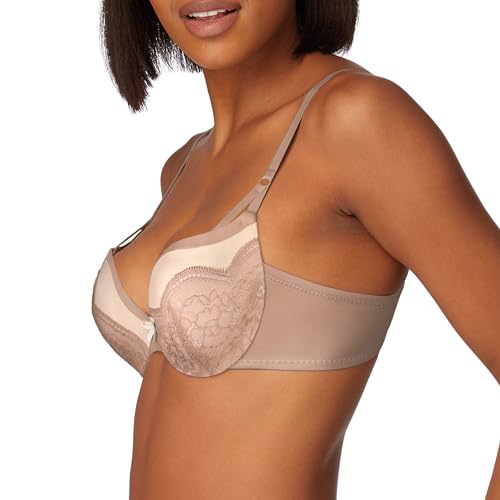 Image of Maidenform Women's Push-Up Bra, Love The Lift Lace Demi Push-Up Bras for Women, Smoothing, Underwire, Convertible Straps