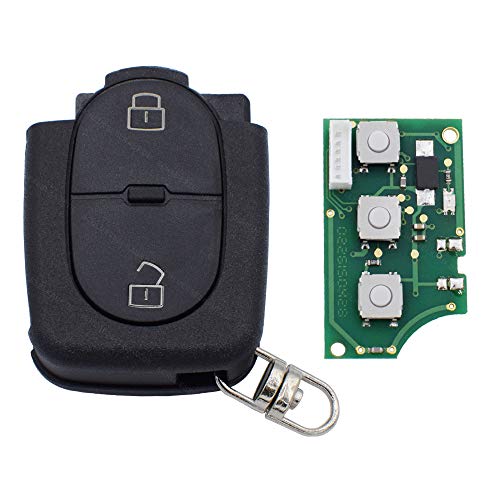 Clé de voiture 433 MHz 1J0959753A pour centralisation à distance boîtier 2 boutons