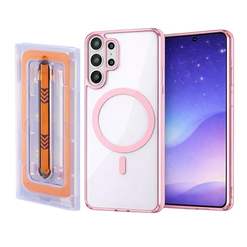 Coque Samsung S26 Ultra MagSafe et Qi en gel TPU antichoc avec applicateur