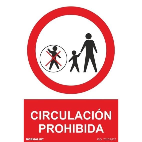 Señal de Prohibido utilizar el ascensor a menores de 14 años no acompañados SEKURECO