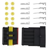 Kit 5 Pins Impermeable Electrico Cable Conector Sellado