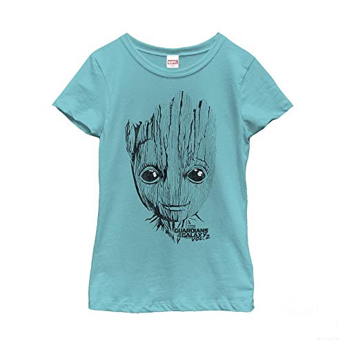 Marvel Girl's Groot Lines T-Shirt