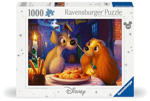 Ravensburger - Puzzle 1000 Pezzi Disney Lilli E Il Vagabondo | Puzzle Disney 1000 Pezzi Per Adulti E Bambini Con Una Misura Di 70X50 Cm | Regalo Per Adulti E Bambini Da 14 Anni E Più