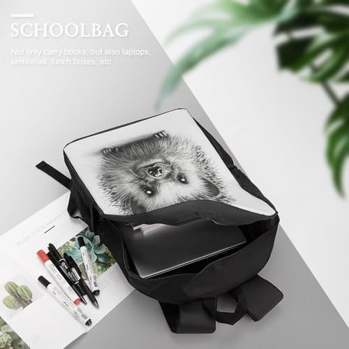 Sac à dos hérisson 3D pour enfant fini les cahiers pliés grâce au grand format - 5